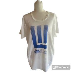 Bud Light Super Bowl Beer Sponsor T-Shirt Size XL